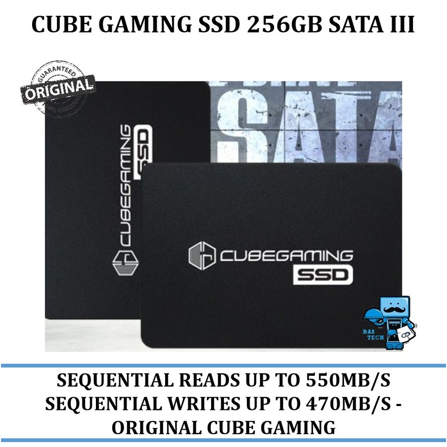 Ssd Cube Gaming Ssd 256gb Sata III - Garansi Resmi