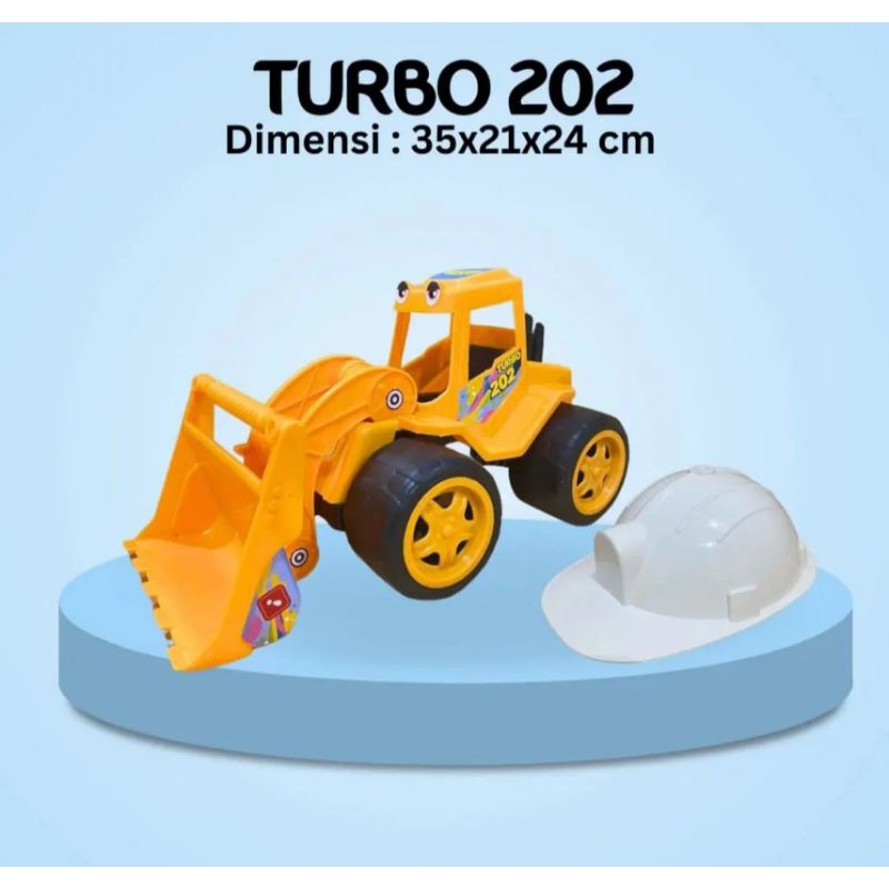 Mainan anak truck buldozer Turbo 202