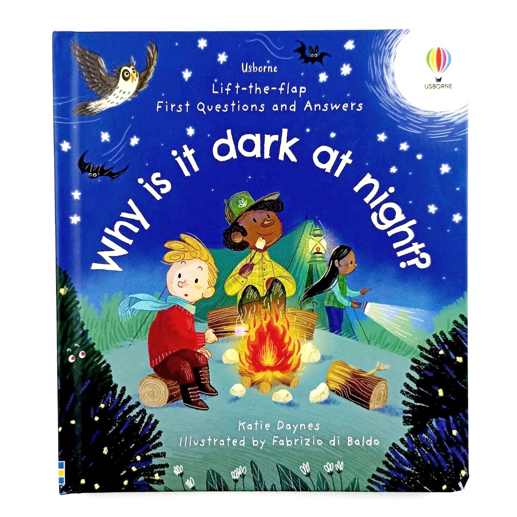Usborne First Questions And Answers Why Is It Dark At Night Board Book