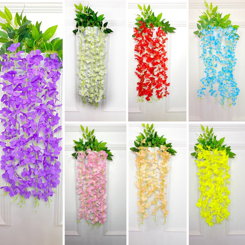 BUNGA HIAS RAMBAT ARTIFICIAL JUNTAI IMITASI SAKURA DEKORASI DINDING / BUNGA HIAS JUNTAI / BUNGA DEKO