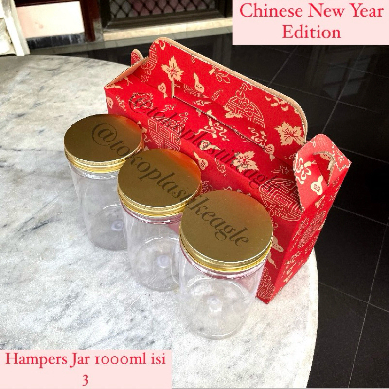 

[CHINESE NEW YEAR EDITION] Hampers Jar 1000ml isi 3