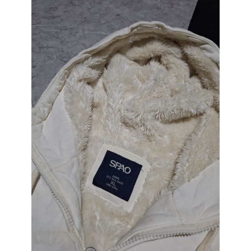 sherpa hoodie Spao