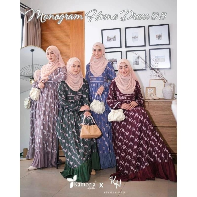 SIGNATURE HOME DRESS (MHD) ORIGINAL KAMEELA HIJABKU / MONOGRAM HOME DRESS MHD 05 by Kameela