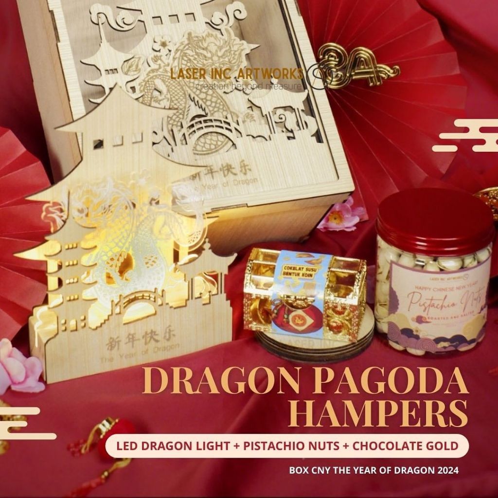 

Dragon Pagoda Hampers | Hadiah Hampers Imlek Chinese New Year 2024