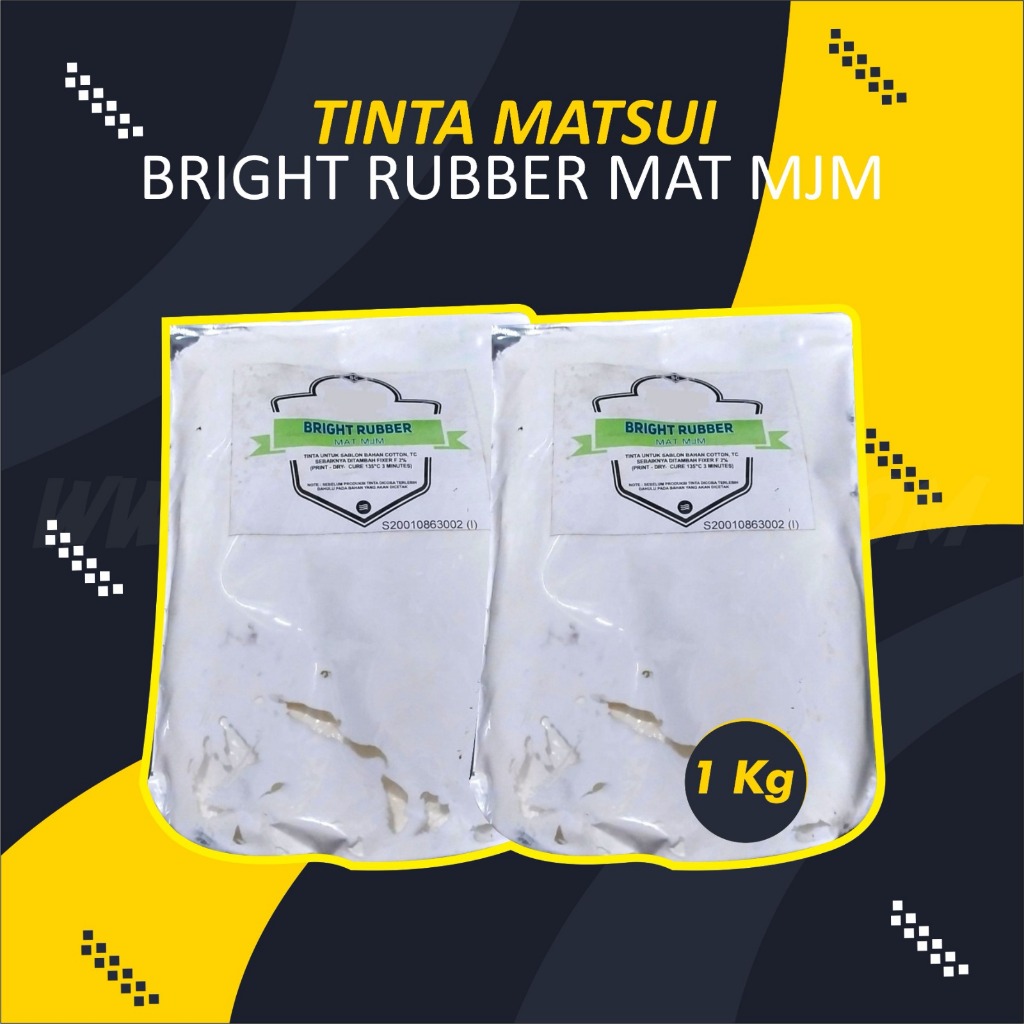 tinta sablon rubber MATSUI warna MJM 1kg