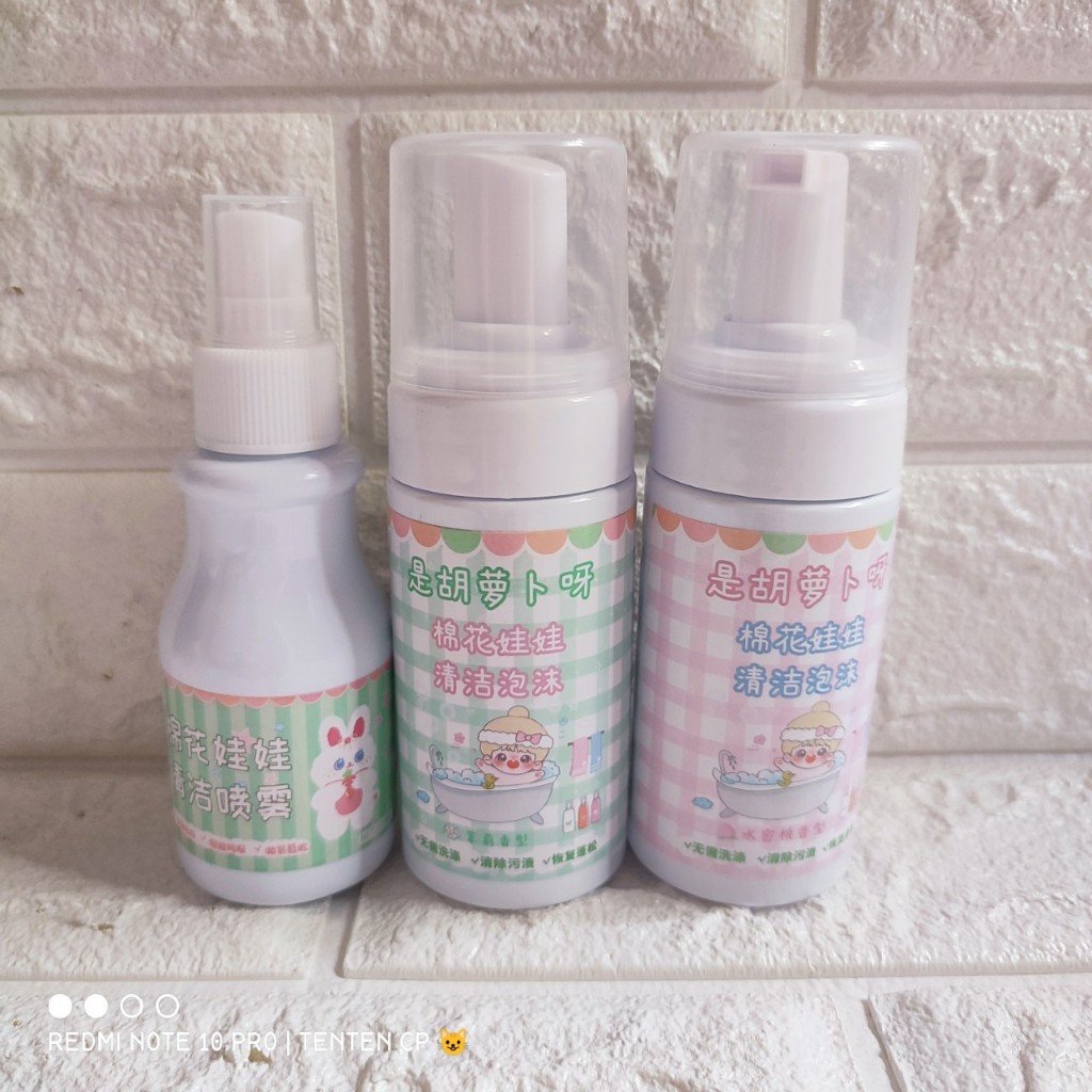 Peach Jasmine Odorless doll cleaner pembersih cotton doll kpop impor