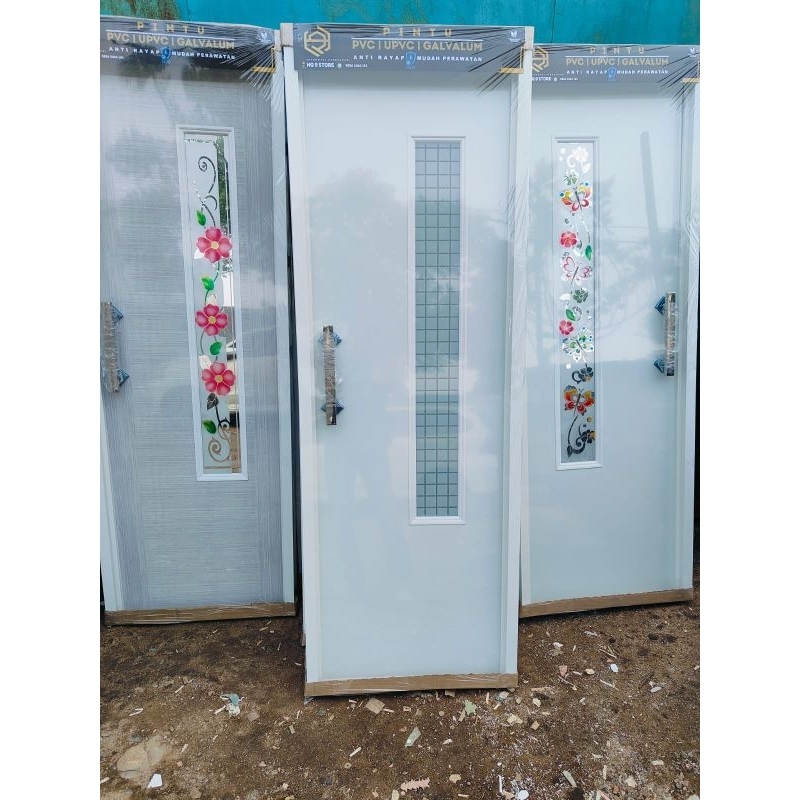 Pintu PVC Kaca Es Pintu Kamar Mandi Minimalis