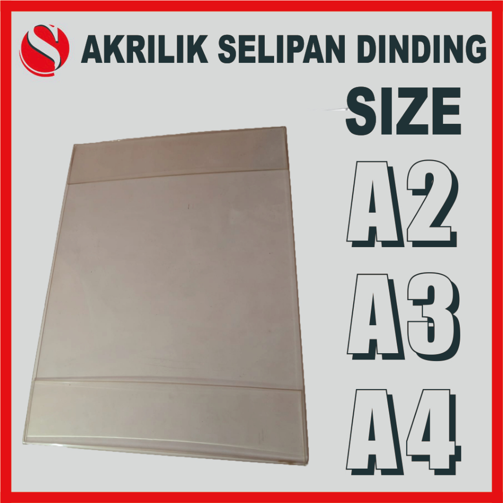 Akrilik Selipan Dinding / Akrilik Dinding / Frame Akrilik Dinding