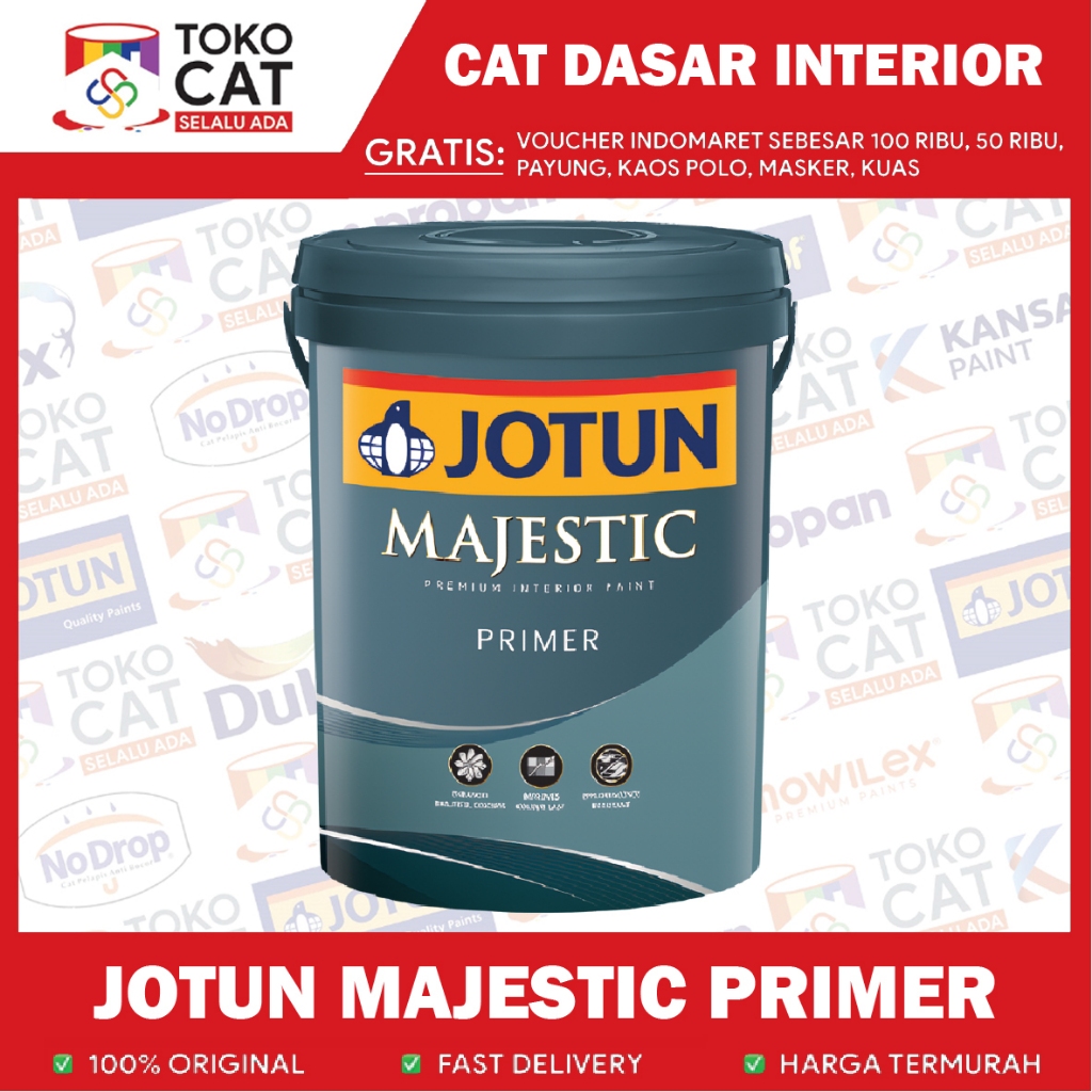 CAT DASAR | JOTUN MAJESTIC PRIMER 2,5 L | KEMASAN GALON