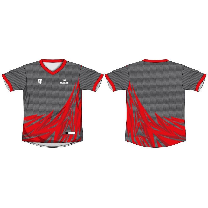 Jersey Futsal Custom Nama dan no Punggung