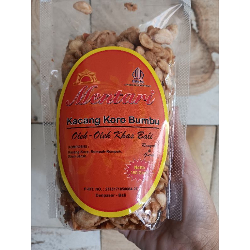 

KACANG KORO BUMBU MENTARI 150GR KHAS BALI HALAL