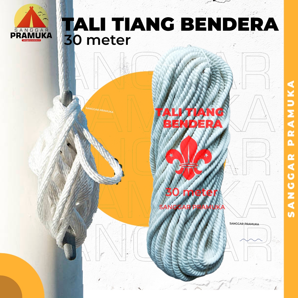 

Tali Tiang Bendera / Tali Bendera Upacara / Tali Panjang