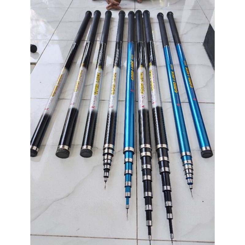 Tegek khusus Bendera 7 meter kaku, joran pancing kuat