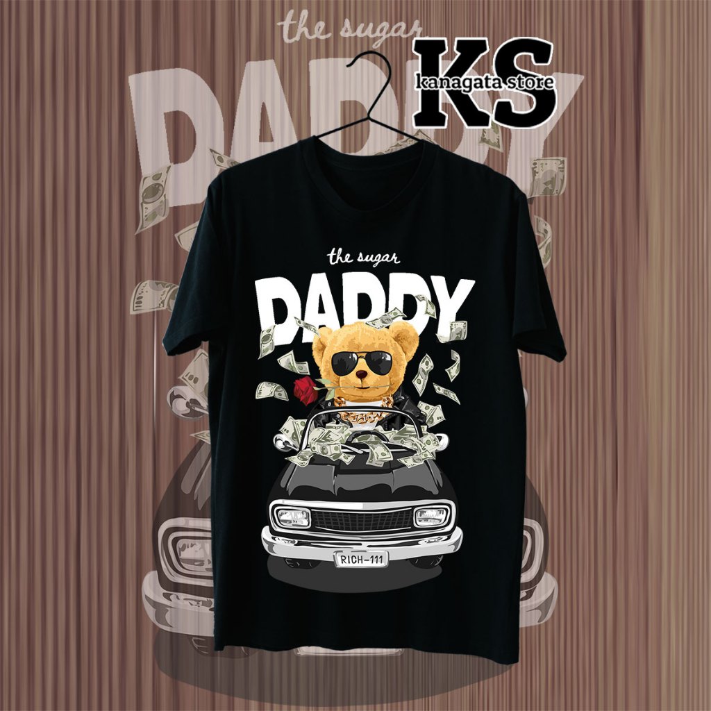 KANAGATA BAJU KAOS DISTRO PREMIUM BEAR OVERSIZE T-SHIRT UNISEX BEAR COLLECTION
