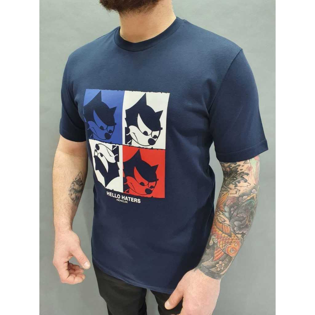 Kaos Premium, Kaos Unisex, Atasan, Kaos Keren, Kaus Hello Haters Moncler