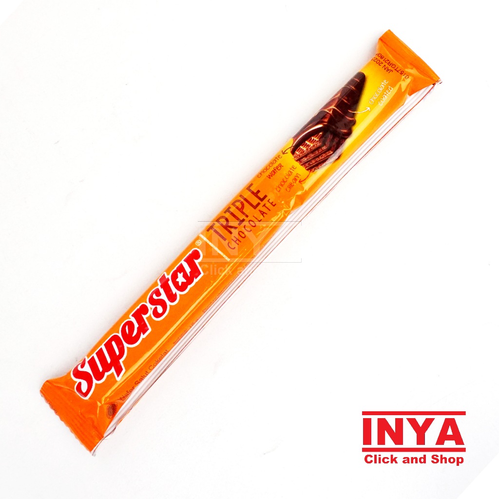 

Superstar Triple Chocolate 16gr Sachet - Wafer