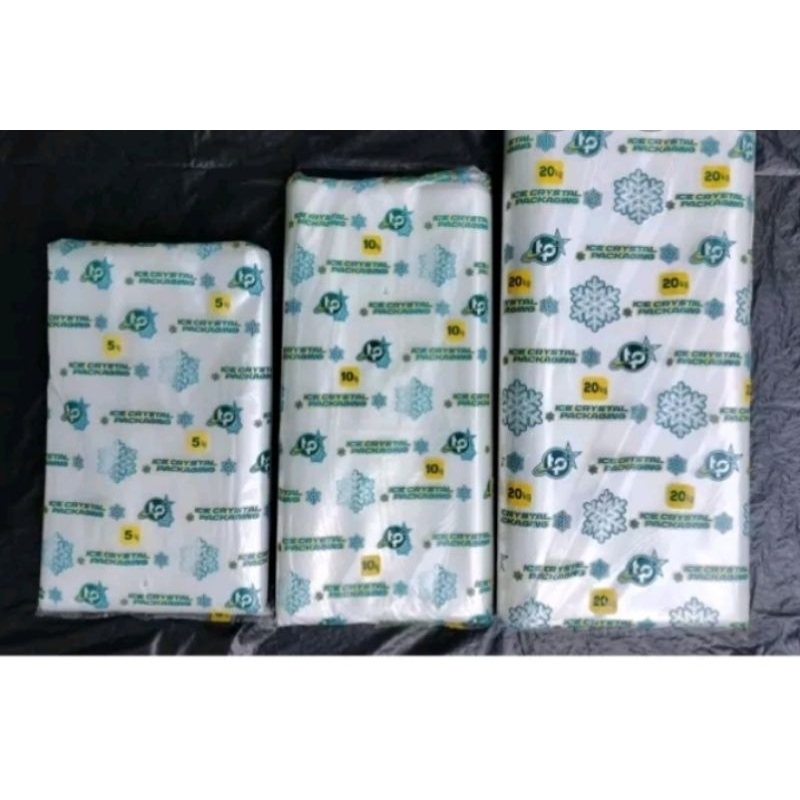 Plastik Es kristal kapasitas 10kg (100lembar)