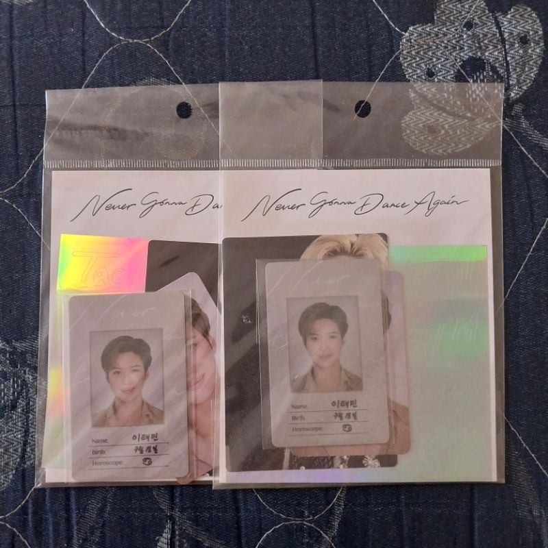 SHINee Taemin Beyond Live MD Merchandise ID Card Deco Sticker SET hologram fullset