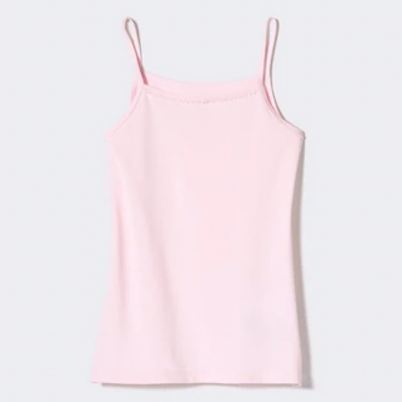 UNIQLO Kids Girls AIRism Kaos Dalam Kamisol Anak Perempuan Katun Blend