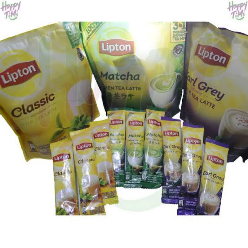 

Lipton Teh Tarik Classic Milk Tea Latte Matcha Halia Ecer 1 sachet