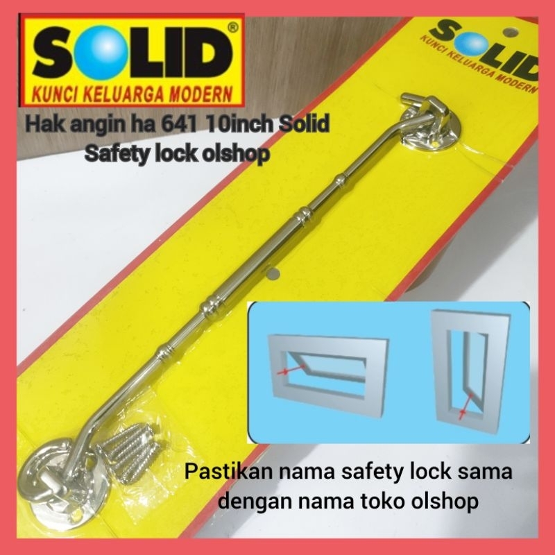 hak angin jendela ha 641 10" solid