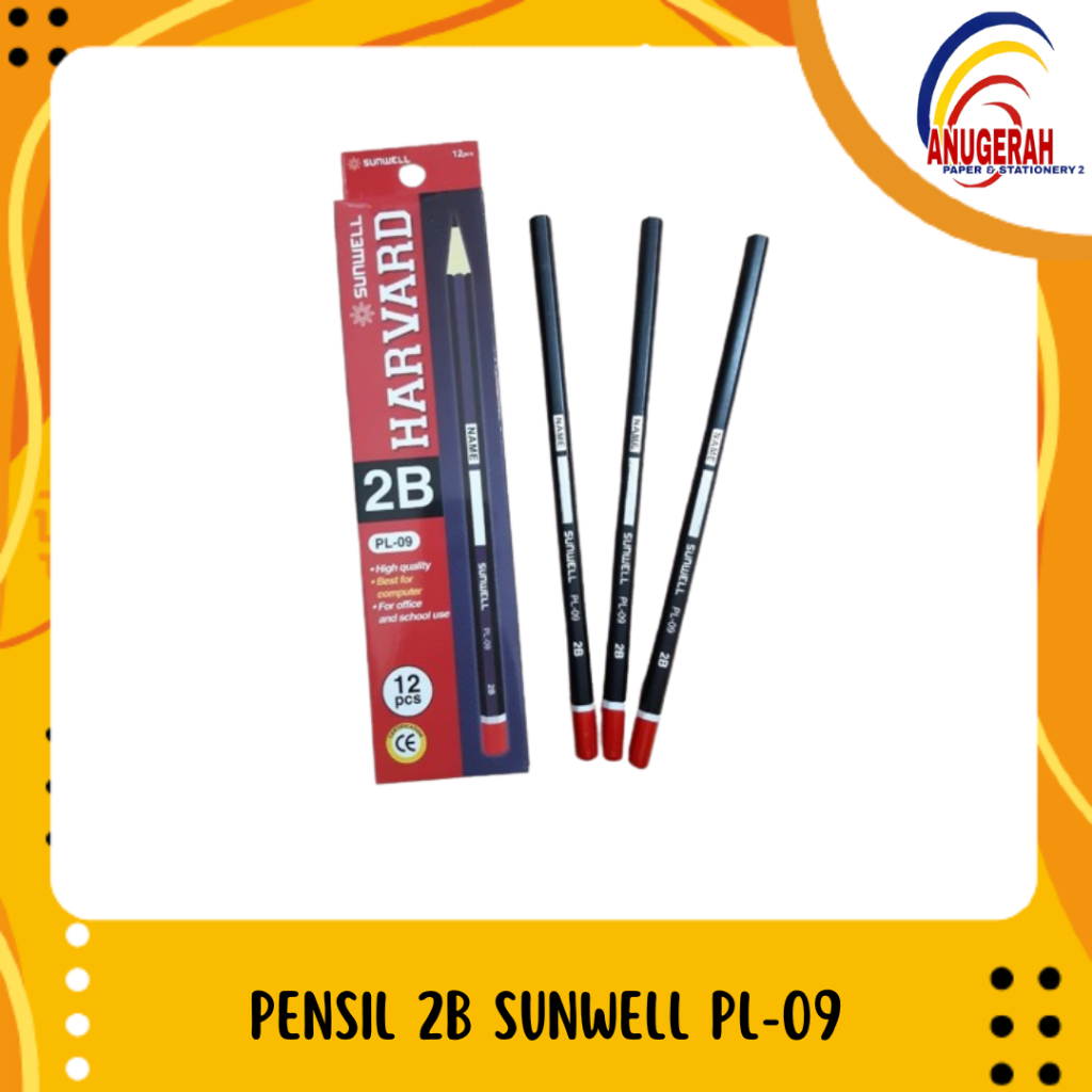 

PENSIL 2B SUNWELL PL-09 HARDVARD (LSN)
