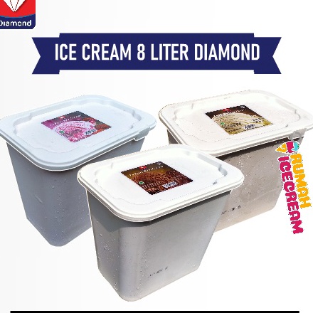 

TWTV1368 Dijamin Ori Diamond Ice Cream 8 Liter