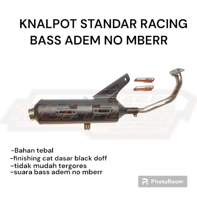 FREE DB Killer Knalpot Standar Racing Copy CMS Bass Adem Beat Vario Mio Scoopy Nmax Aerox Pcx