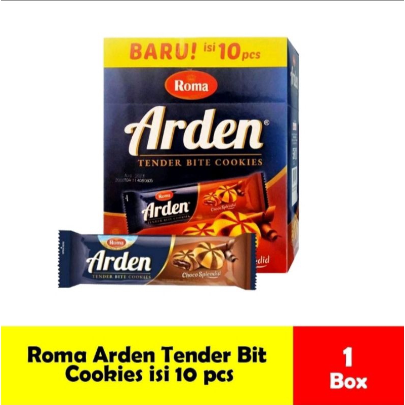 

Roma Arden isi 10 Bungkus Kukis Renyah Di Luar Lumer dan Di Dalam Isi @30 gram 10PCS (1box)