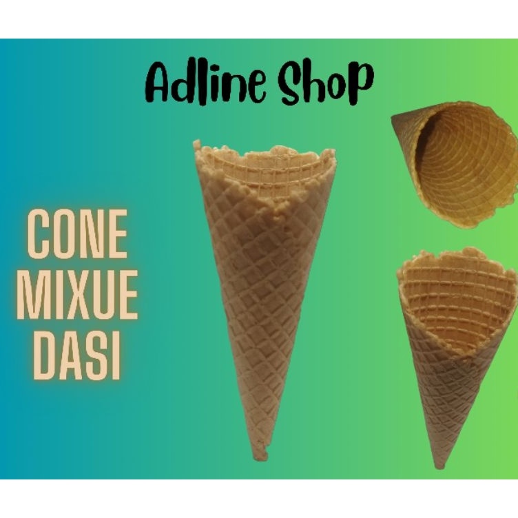 

FGXJ7633 Dijamin Ori Cone Es Krim Waffle Besar 55 Cm Sugar Rolled Cone Cone Waffle Mixue 1 Pack Isi 1 Pcs