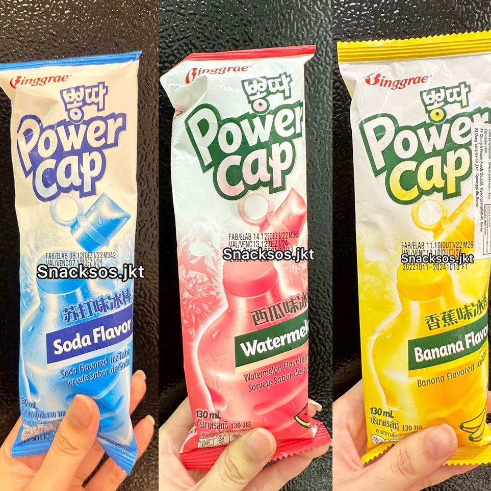 

HCPR8677 55 COD BINGGRAE POWER CAP ICE TUBE SODA WATERMELON BANANA KOREA