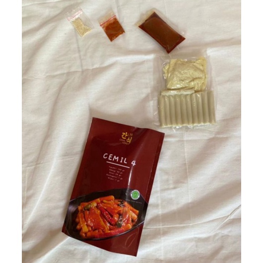 

NQRT1212 COD Paket Cemil 4 ToppokiTopokiTteokbokkiRicecake Odeng dan Saus