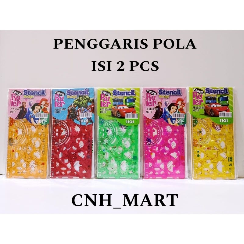 

Pengaris Pola Fancy Isi 2 / Pengaris Cetak Gambar / Pengaris Set 2 Kode 1101