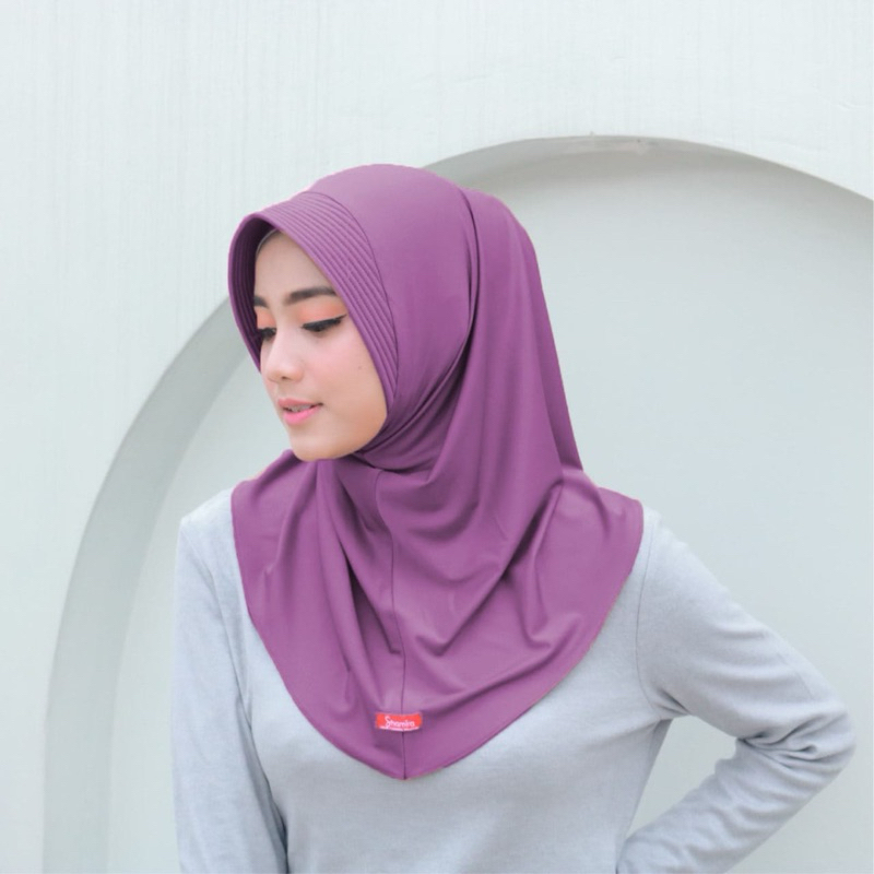 Hijab Instant Sporty Jersey Premium / Hijab Instan Sport Kerudung Bergo Sport Shamira
