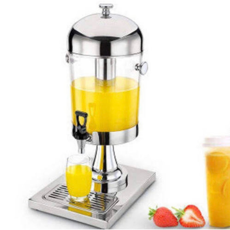 Dispenser jus hotel prasmanan 8liter stainless / dispenser juicer tower tank stainles 8liter / dispe