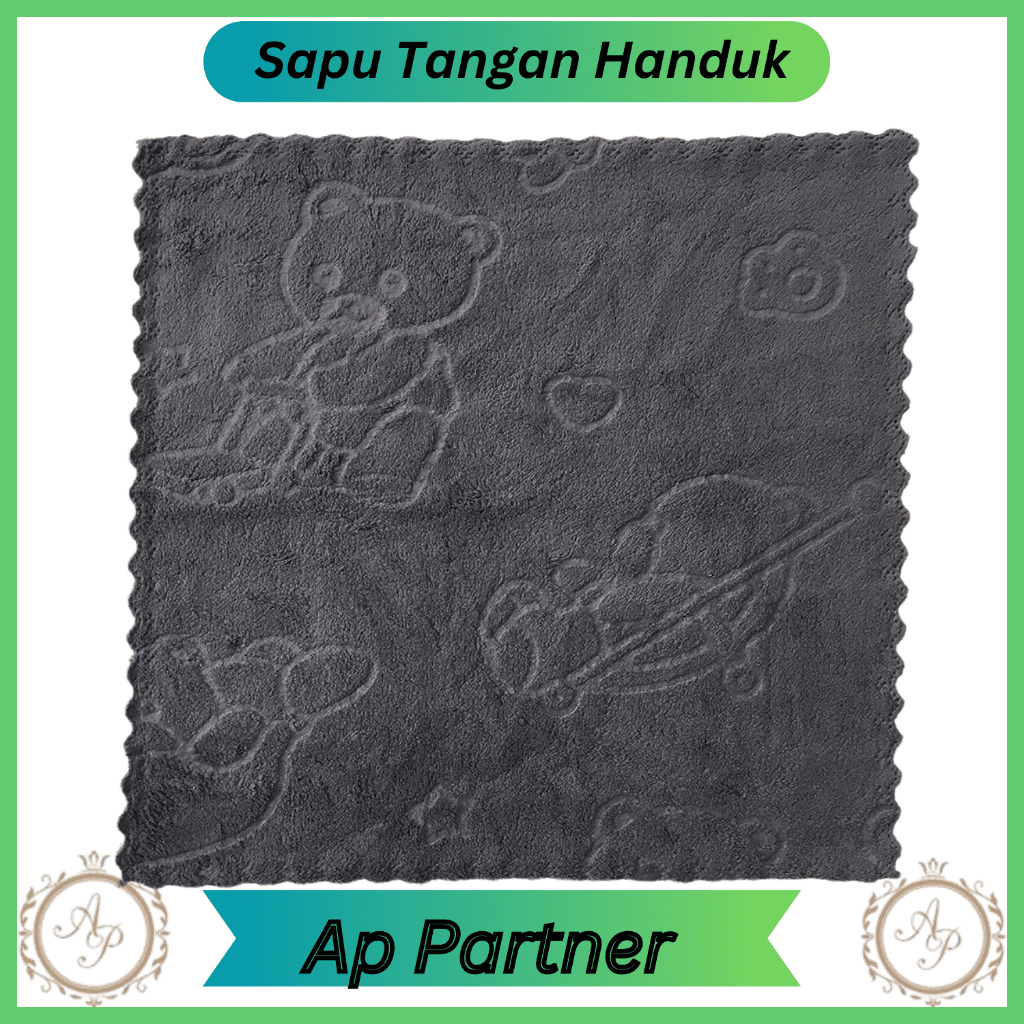 RB Grosir 12 Pcs Sapu Tangan Handuk Bahan Katun Pria Wanita Handuk Olahraga Kecil Polos Murah