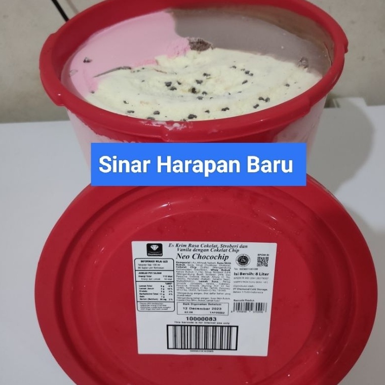 

YBMC6114 HOT ICE CREAM 8 LITER DIAMOND NEOPOLITAN 3 RASA