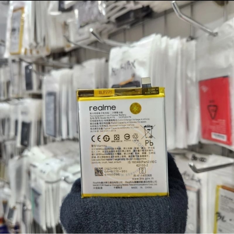 BATERAI BATTERY BATRE REALME BLP775 X3 SUPERZOOM / REALME X5 5G ORIGINAL 100%