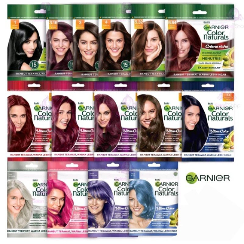 YES.OFFICIAL / Cat rambut gernier / Garnier colour natural / Cat rambut / Pewarna garnier