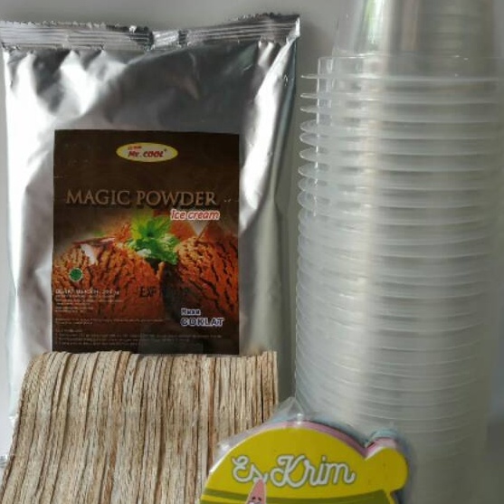 

FTJB2973 SALE Paket Bahan Es Krim MrCOOL 25gr Cup Bening 5ml 5pcs Plus Sendok Tutup