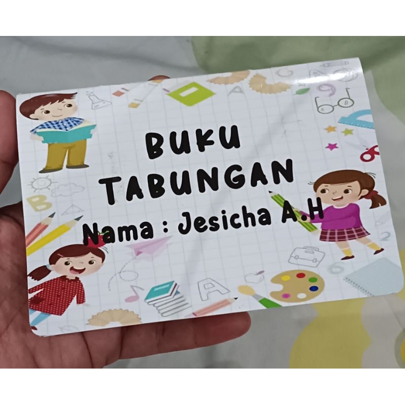 BUKU TABUNGAN ANAK SEKOLAH custom