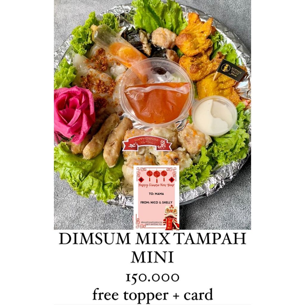 

Dimsum mix Tampah MINI / Paket Imlek / CNY Edition - READY