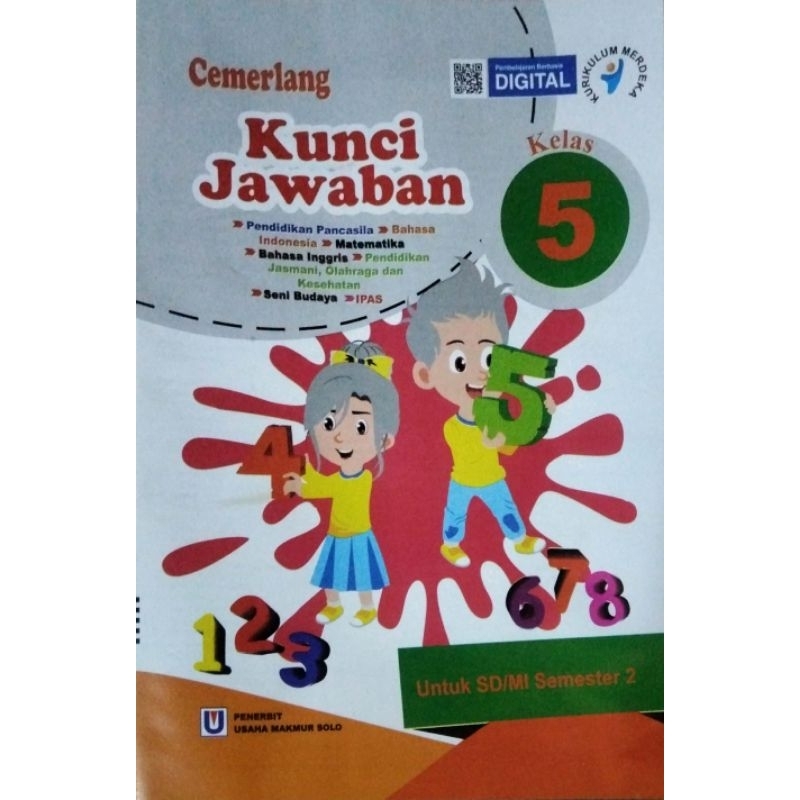 PEGANGAN GURU - KURIKULUM MERDEKA Smt. 2 (2024) - LKS Cemerlang Kelas 5 SD/Mi