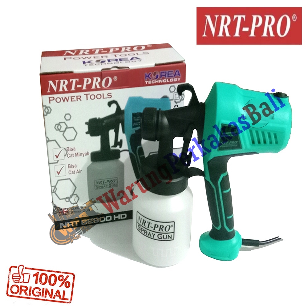 NRT Electric Spray Gun SE800HD Spet Cat Air Listrik Penyemprot Semprot Cat Tembok Besi Nozzle 2.5mm 