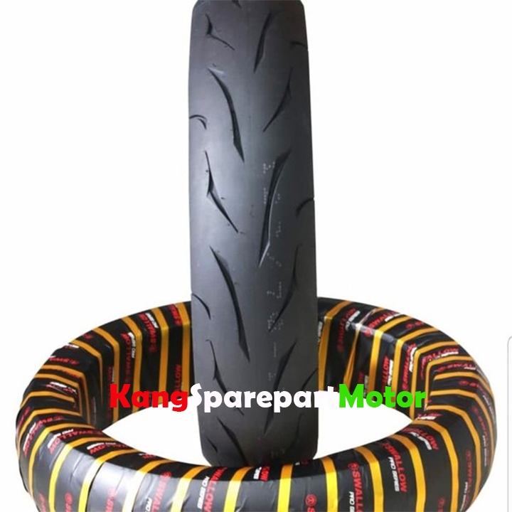 BAN LUAR BAN MOTOR BAN MATIC SWALLOW SLASH SOFT COUMPOND RING 14 TUBELESSS