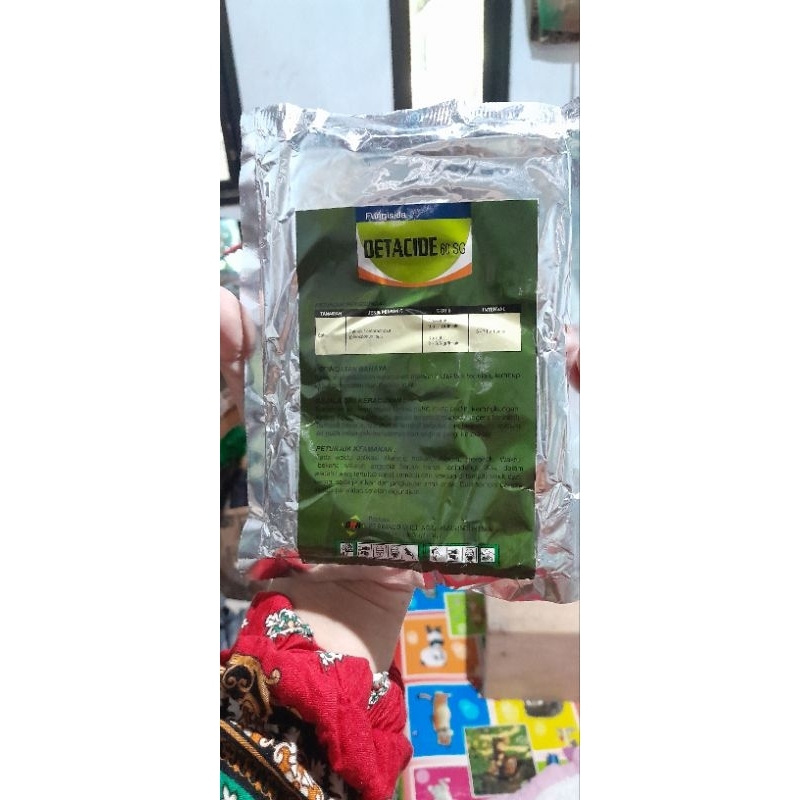 Fungisida Detacide 60 SG berat 100Gram , Pengendali Hama Patek Pada Tanaman cabai