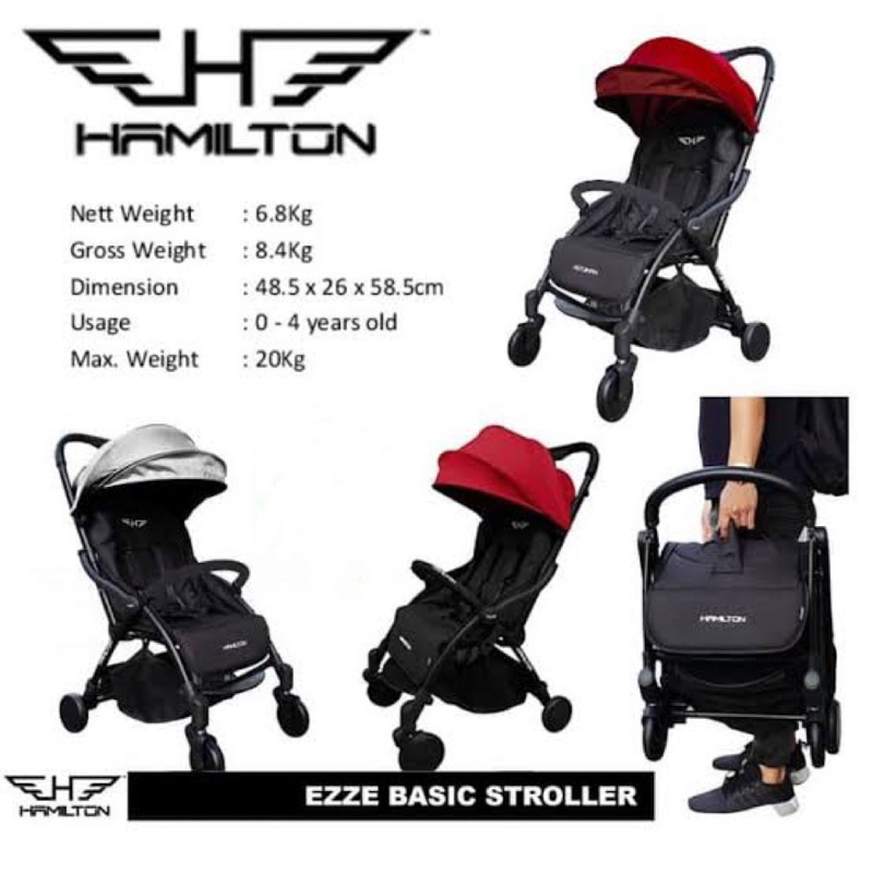 Preloved baby stroller Ezze Hamilton