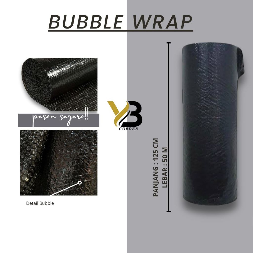 

BUBBLE WRAP TEBAL TERMURAH UKURAN 125 CM X 50 M