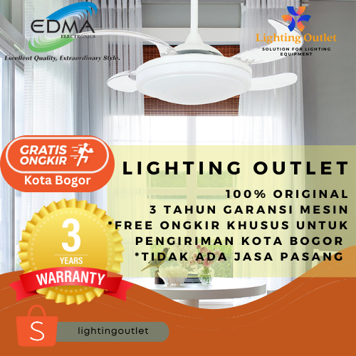 Kipas Angin Gantung Plafon MT Edma 36" Fanaway Remote Control