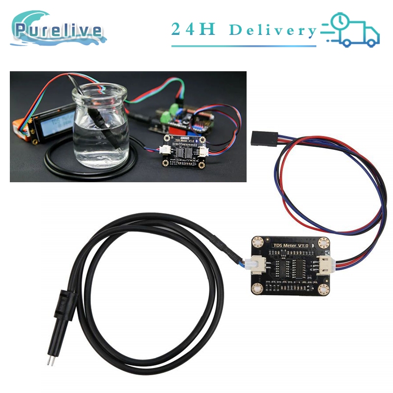 Analog TDS Sensor/Meter for Arduino Module Liquid Detection DC 3.3V-5.5V